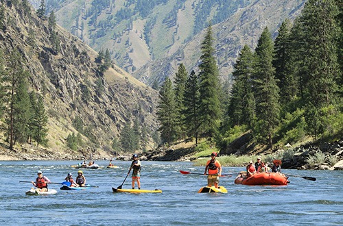 Main Salmon River Rafting in Idaho
